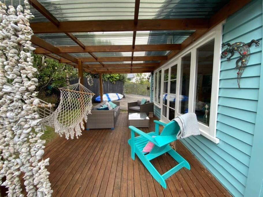 Villa The Salty Bach Raglan Exterior foto