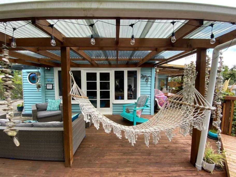 Villa The Salty Bach Raglan Exterior foto